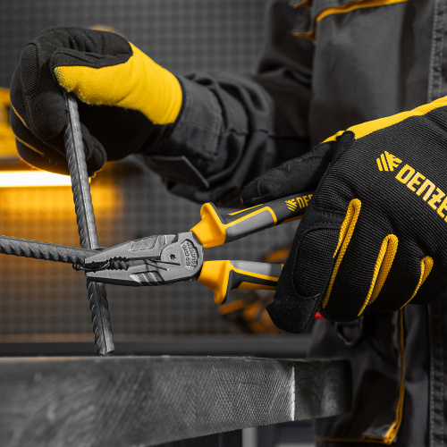 Плоскогубцы комбинированные 205 мм, трехкомпонентные рукоятки Denzel по ценам производителя в Москве с доставкой по всей России