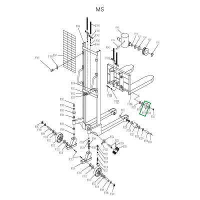 Ролик каретки для MS1516 по ценам производителя в Москве с доставкой по всей России