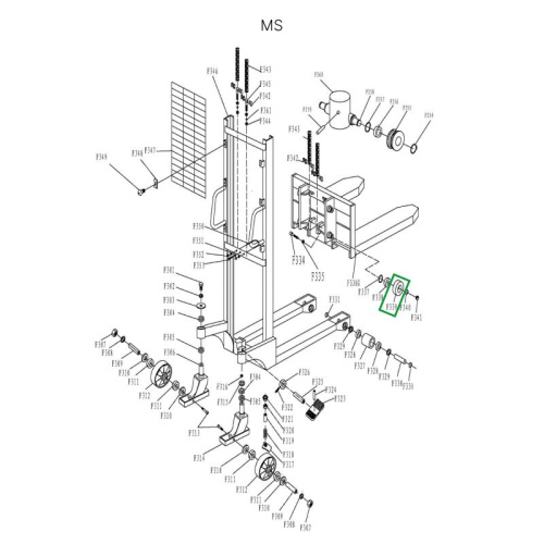 Ролик каретки для MS1516 по ценам производителя в Москве с доставкой по всей России