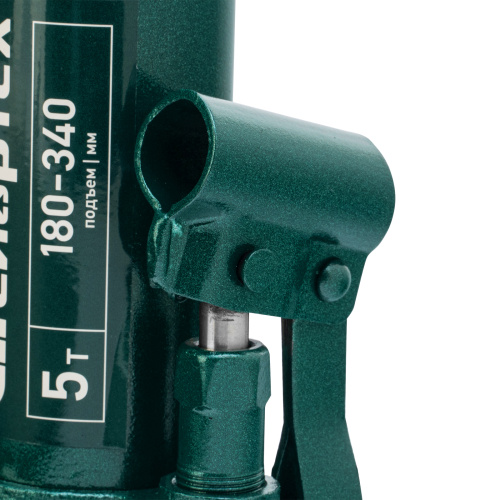 Домкрат гидравлический бутылочный, 5 т, 180-340 мм Сибртех по ценам производителя в Москве с доставкой по всей России