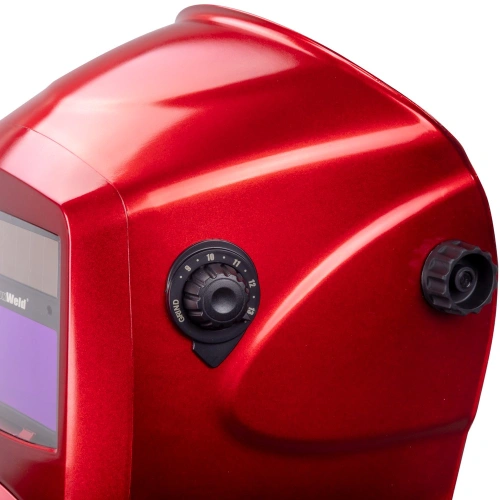 Маска сварщика КОРУНД-2 красная (ф-р 7100V), без коробки по ценам производителя в Москве с доставкой по всей России