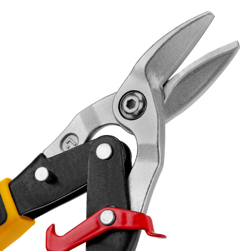 Ножницы по металлу, 270 мм, прямой и левый рез, сталь-СrMo, трехкомпонентные рукоятки Denzel по ценам производителя в Москве с доставкой по всей России