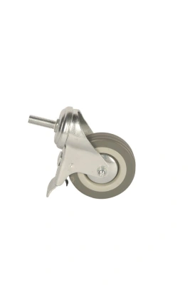 Колесо аппаратное поворотное SCtgb 93 75 мм с болтом и тормозом (F) по ценам производителя в Москве с доставкой по всей России