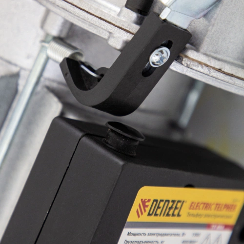Тельфер электрический TF-800, 0.8 т, 1300 Вт, высота 12 м, 8 м/мин Denzel по ценам производителя в Москве с доставкой по всей России