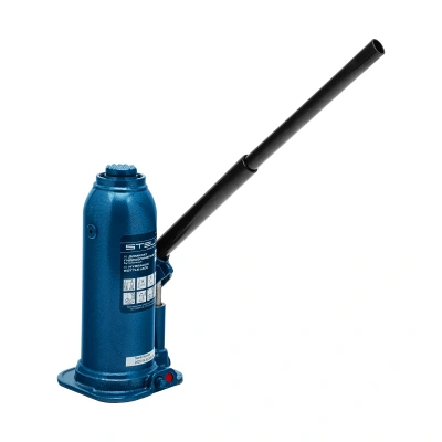 Домкрат гидравлический бутылочный, 8 т, h подъема 222-447 мм Stels по ценам производителя в Москве с доставкой по всей России