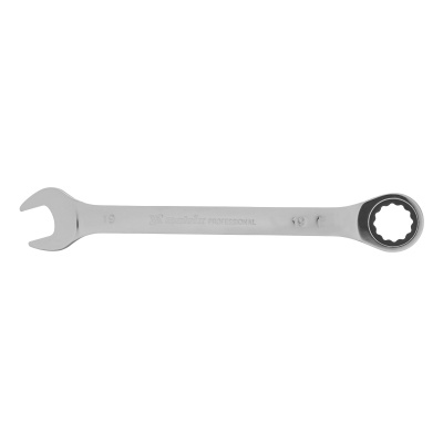 Ключ комбинированный трещоточный, 19 мм, CrV, зеркальный хром Matrix Professional по ценам производителя в Москве с доставкой по всей России