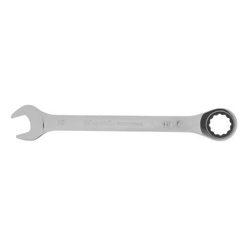 Ключ комбинированный трещоточный, 19 мм, CrV, зеркальный хром Matrix Professional по ценам производителя в Москве с доставкой по всей России