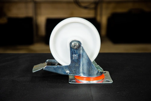 Колесо поворотное полипропилен SRCnb 63 160 мм с торозом (N) по ценам производителя в Москве с доставкой по всей России