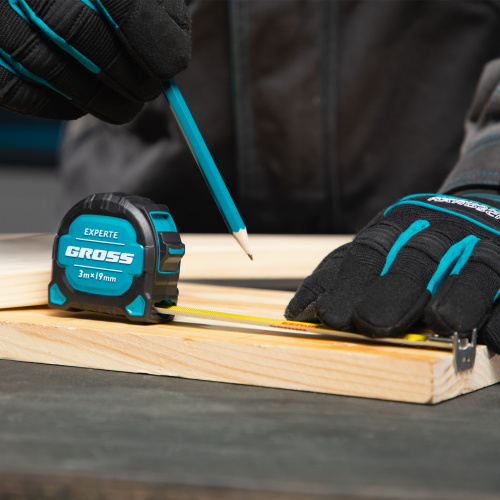 Рулетка Experte,3 м x 19 мм,двухкомпонентный корпус,магнит,двухсторонняя разметка,нейлон Gross по ценам производителя в Москве с доставкой по всей России