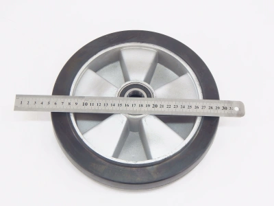 Колесо резиновое 250х50 мм с подшипником для тележек гидравлических HW по ценам производителя в Москве с доставкой по всей России