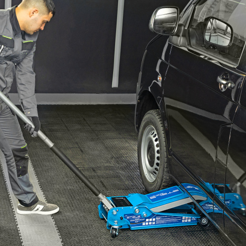 Домкрат гидравлический подкатной, быстрый подъем, 3.5т, Low Profile Quick, 100-565 мм, профессиональный Stels по ценам производителя в Москве с доставкой по всей России