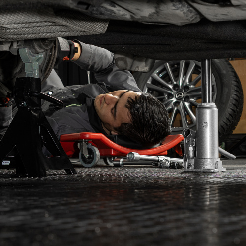 Домкрат гидравлический бутылочный, 3 т, высота подъема 194-372 мм Matrix по ценам производителя в Москве с доставкой по всей России