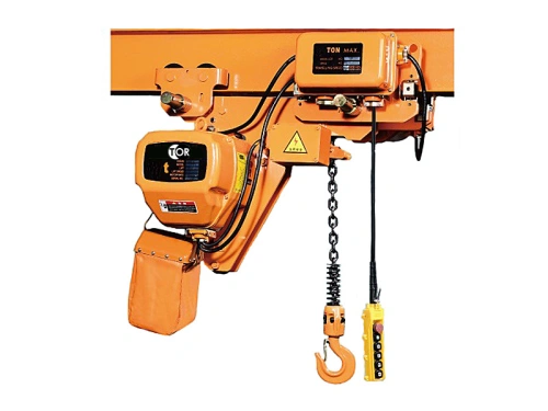 Таль передвижная с уменьшенной строительной высотой  7,5т  6м 380В электрическая цепная TOR HHBDSL-03 по ценам производителя в Москве с доставкой по всей России