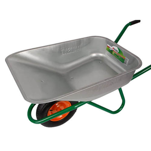 Тачка садово-строительная, усиленная, грузоподъемность 200 кг, объем 90 л по ценам производителя в Москве с доставкой по всей России