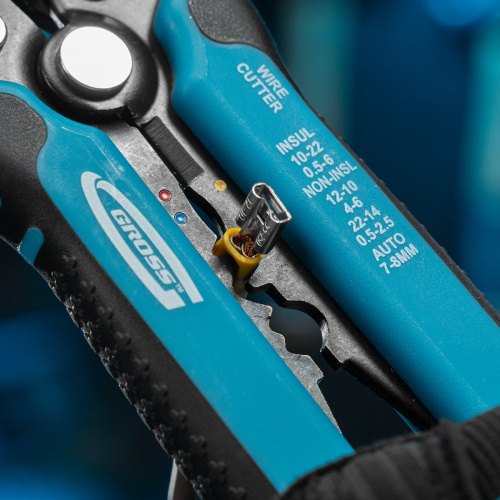 Щипцы для зачистки электропроводов, 0.05-8 кв.мм Gross по ценам производителя в Москве с доставкой по всей России