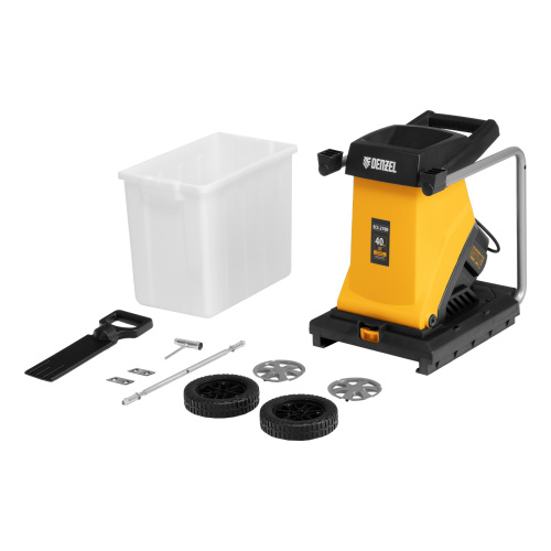 Измельчитель садовый электрический ECS-2700, 2700 Вт, 40 мм Denzel по ценам производителя в Москве с доставкой по всей России