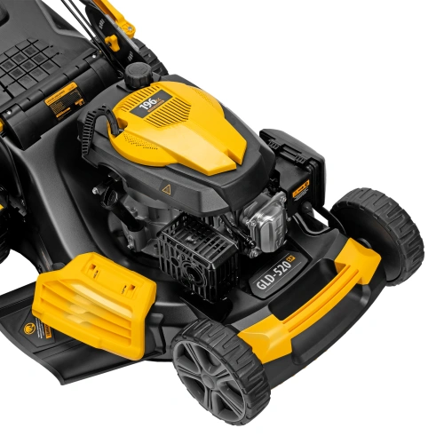 Газонокосилка бензиновая GLD-520SP, 196 куб.см, ширина 52 см, привод, 7 уровней,травосборник 60 л Denzel по ценам производителя в Москве с доставкой по всей России
