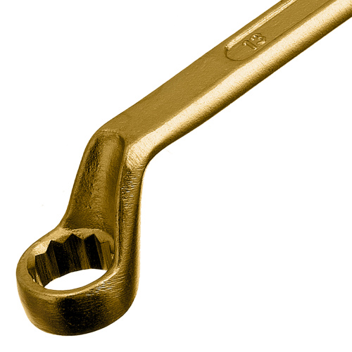 Ключ накидной, 10 х 13 мм, желтый цинк Сибртех по ценам производителя в Москве с доставкой по всей России