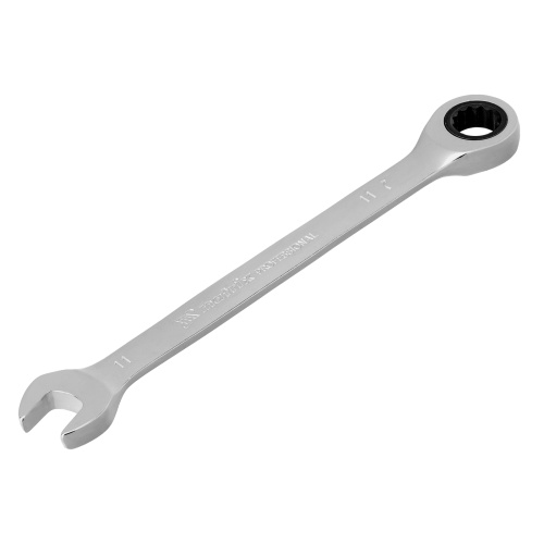 Ключ комбинированный трещоточный, 11 мм, CrV, зеркальный хром Matrix Professional по ценам производителя в Москве с доставкой по всей России