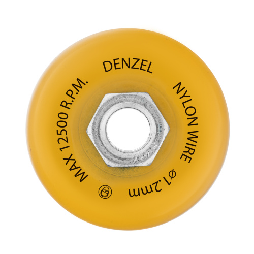 Щетка для УШМ, 75 мм, Чашка, нейлоновая щетина, М14 Denzel по ценам производителя в Москве с доставкой по всей России