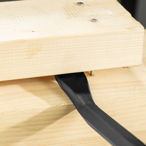 Лом-гвоздодер, 450 мм, шестигранный 16 мм, окрашенный, сталь 65 Denzel по ценам производителя в Москве с доставкой по всей России