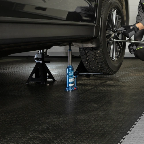 Домкрат гидравлический бутылочный, 2 т, h подъема 178-338 мм, в пластиковом кейсе Stels по ценам производителя в Москве с доставкой по всей России