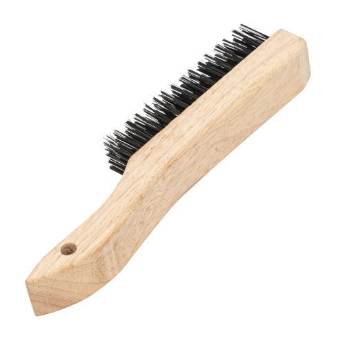 Щетка зачистная пятирядная, закаленная прямая проволока с деревянной ручкой Сибртех по ценам производителя в Москве с доставкой по всей России