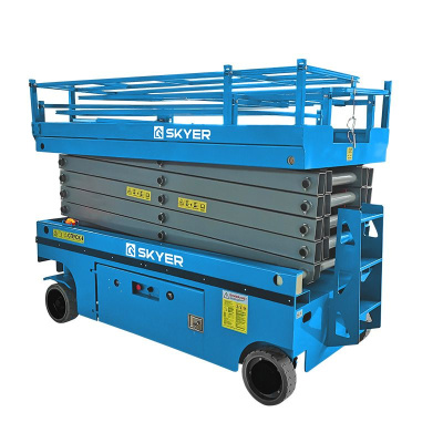 Самоходный ножничный подъемник с выдвижной платформой SKYER PL1625 по ценам производителя в Москве с доставкой по всей России