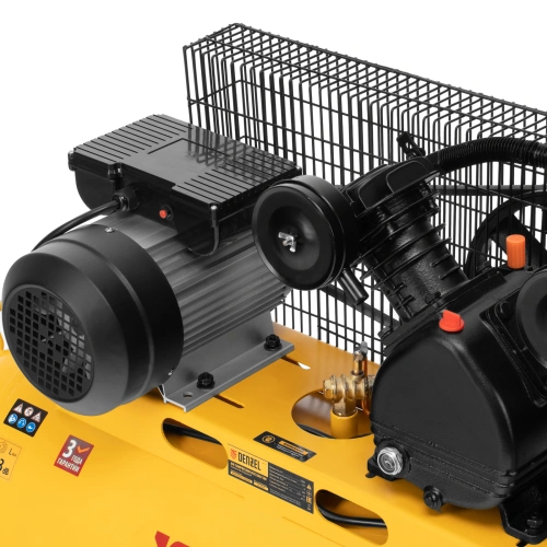 Компрессор воздушный BCV2200/100, ременный привод, 2.2 кВт, 100 литров, 370 л/мин Denzel по ценам производителя в Москве с доставкой по всей России