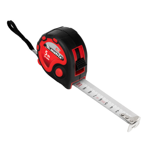 Рулетка Status 3 fixations,5 м х 25 мм,двухкомпонентный корпус,3 фиксации ленты Matrix по ценам производителя в Москве с доставкой по всей России