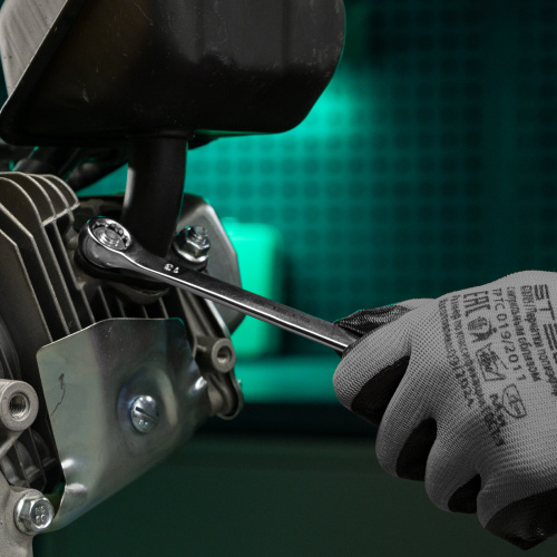 Ключ комбинированный, 13 мм, CrV, матовый хром Stels по ценам производителя в Москве с доставкой по всей России