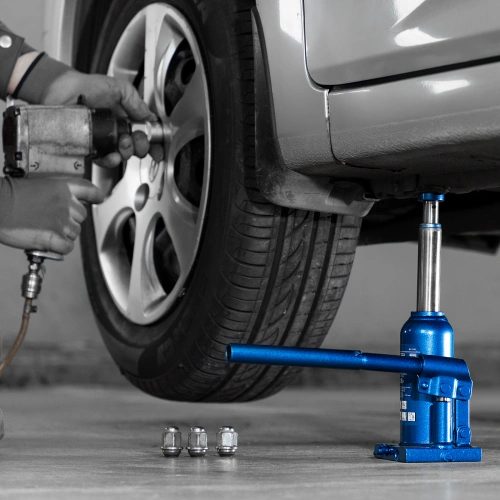 Домкрат гидравлический бутылочный телескопический, 2 т, H подъема 170-380 мм Stels по ценам производителя в Москве с доставкой по всей России