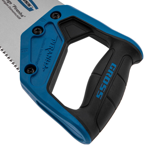 Ножовка по дереву "PIRANHA", 300 мм, 11 TPI, 3D-зуб, двухкомпонентная рукоятка Gross по ценам производителя в Москве с доставкой по всей России