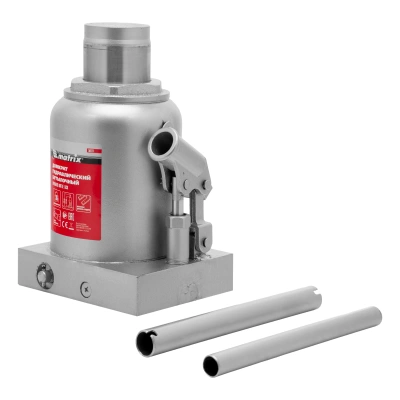 Домкрат гидравлический бутылочный, 30 т, h подъема 244-370 мм Matrix по ценам производителя в Москве с доставкой по всей России