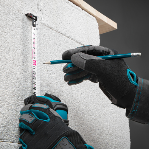 Рулетка Magnetisch 5 м х 25 мм,обрезиненный корпус,автоматическая фиксация,Нейлоновое покрытиеытие,зацеп с магнитом Gross по ценам производителя в Москве с доставкой по всей России