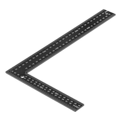 Угольник, 200 х 300 мм, алюминиевый, лазерная гравировка Denzel по ценам производителя в Москве с доставкой по всей России