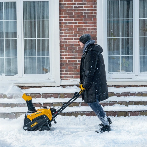 Бензиновая снегоуборочная машина SB 460 E, 99cc, эл.старт, шнек SnowCrusher Denzel по ценам производителя в Москве с доставкой по всей России