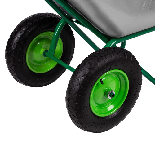 Тачка садово-строительная, 2-х колесная, усиленная, грузоподъемность 320 кг, объем 100 л по ценам производителя в Москве с доставкой по всей России