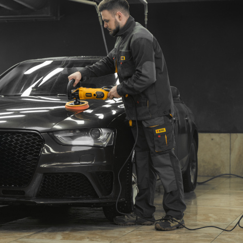 Машина полировальная CP-180, 1400 Вт, 180 мм, 0-3000 об/мин Denzel по ценам производителя в Москве с доставкой по всей России