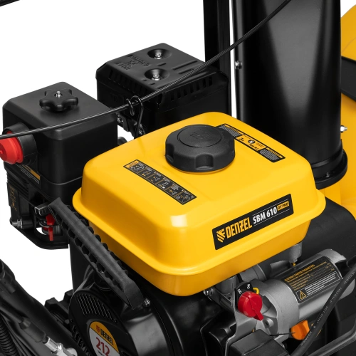 Бензиновая снегоуборочная машина SBM 610DT PRO, 212cc, гусеницы, эл.старт, блок. дифф. Denzel по ценам производителя в Москве с доставкой по всей России
