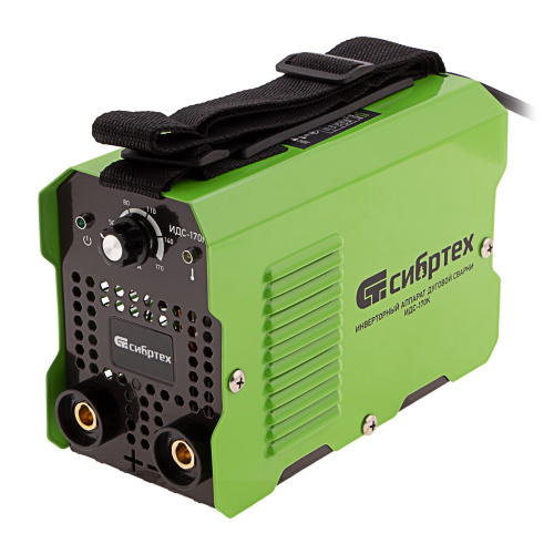 Инверторный аппарат дуговой сварки ИДС-170K, 170 А, ПВ 80%, диаметр электрода 1,6-3,2 мм Сибртех по ценам производителя в Москве с доставкой по всей России