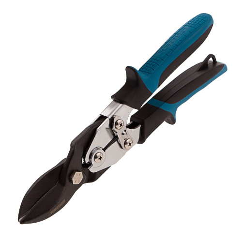 Ножницы по металлу"Piranha"усиленные, 255 мм, прямой рез, сталь СrMo, двухкомпонентные рукоятки Gross по ценам производителя в Москве с доставкой по всей России