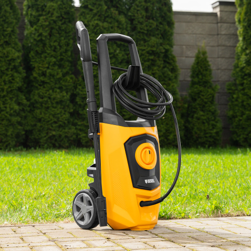 Моечная машина высокого давления R-170D, 2000 Вт, 170 бар, 360 л/ч, с барабаном Denzel по ценам производителя в Москве с доставкой по всей России