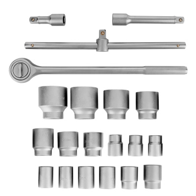 Набор торцевых головок 3/4", головки 19 х 50 мм, 20 предметов, в метал. боксе Matrix по ценам производителя в Москве с доставкой по всей России