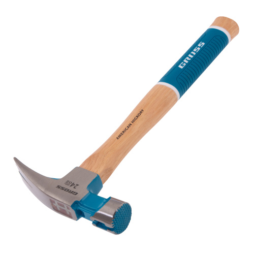 Молоток-гвоздодер, 680 г, угол 75, магнит, обрезиненная рукоятка AMERICAN HICKORY GROSS по ценам производителя в Москве с доставкой по всей России