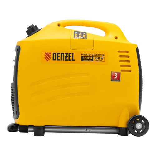 Генератор инверторный GT-3200iSE, 3.2 кВт, 230 В, бак 6 л, закрытый корпус, электростартер Denzel по ценам производителя в Москве с доставкой по всей России