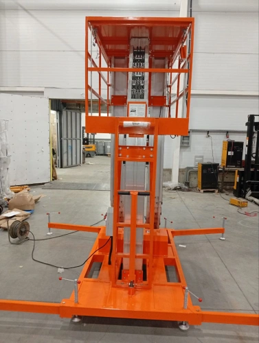 Подъемник мачтовый аккумуляторный 250 кг, 12/14 м, 24/80 В/Ач TOR GTWY12-320 DC 3-мачтовый по ценам производителя в Москве с доставкой по всей России