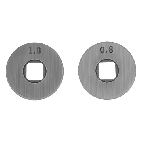 Подающий ролик, U профиль зубчатый под флюсовую проволоку 0,8-1мм посадка квадрат, 2 шт Denzel по ценам производителя в Москве с доставкой по всей России