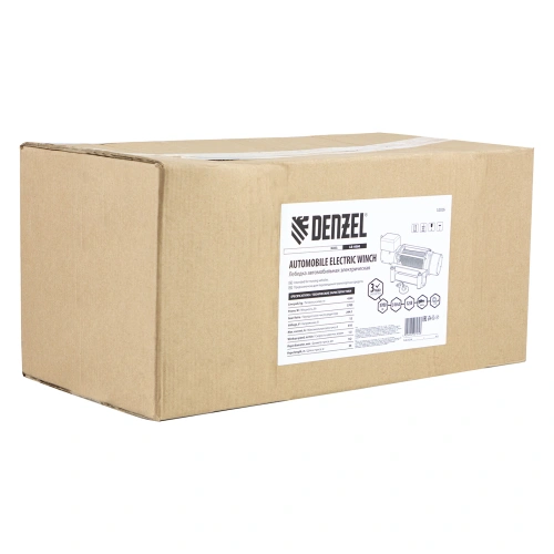 Лебедка автомобильная электрическая LB-4000, 4.5 т, 3.7 кВт, 12 В Denzel по ценам производителя в Москве с доставкой по всей России