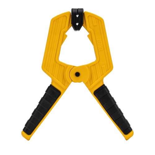 Струбцина клещеобразная, усиленная 80 х 60 мм, двухкомпонентные рукоятки Denzel по ценам производителя в Москве с доставкой по всей России